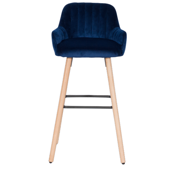 Бар стол Carmen 3082 - тъмно син