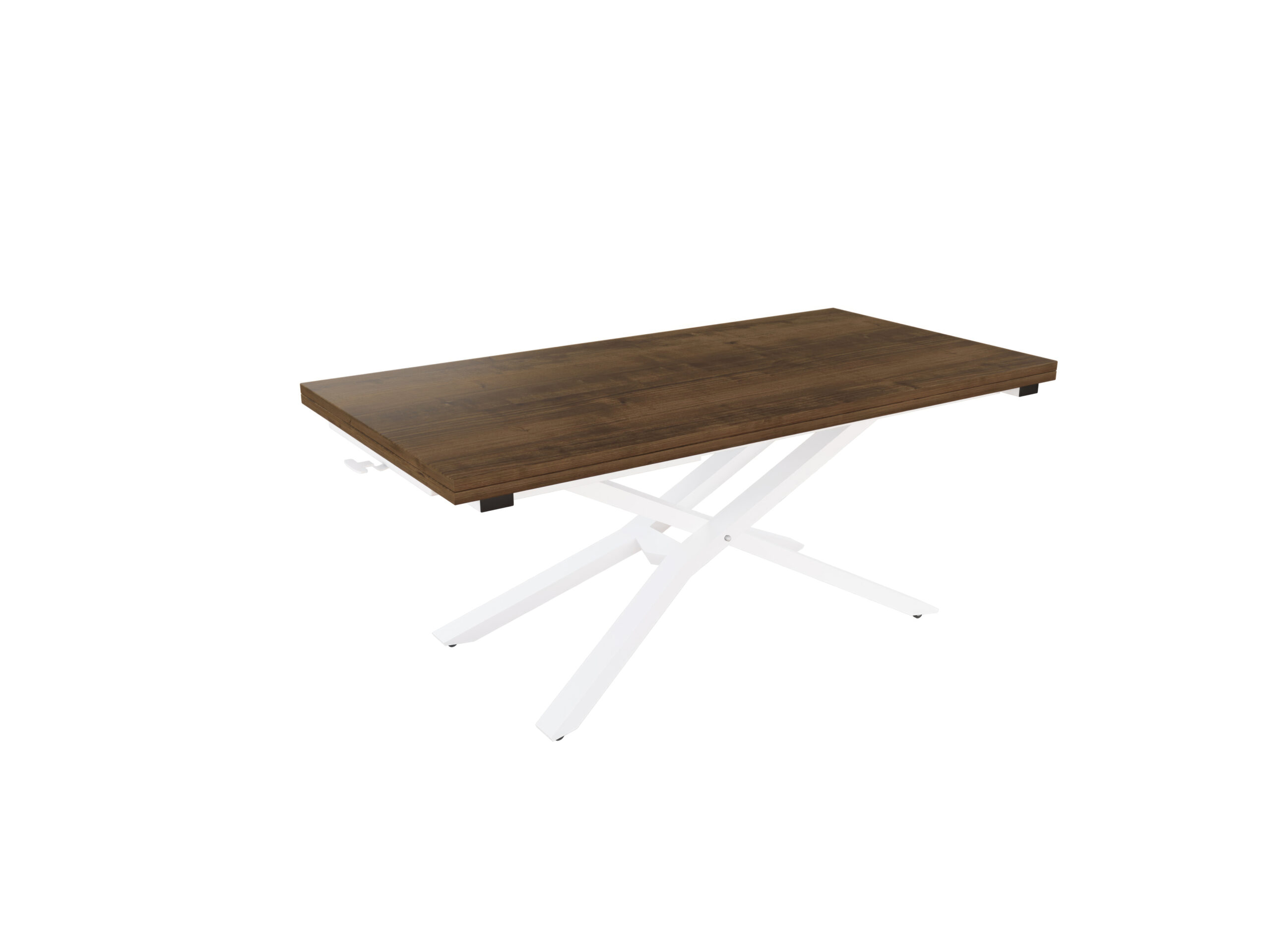 дъб масима с бяла основа Разтегателна маса Соренто с повдигащ механизъм - дъб масима