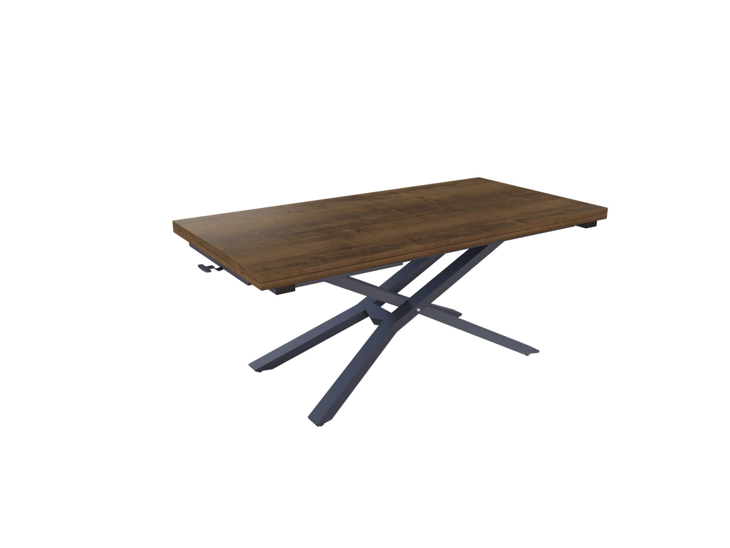 дъб масима с графит основа(7024) Разтегателна маса Соренто с повдигащ механизъм - дъб масима