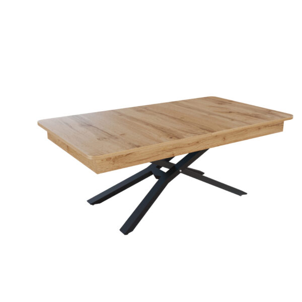 Разтегателна маса Мегара с повдигащ механизъм - дъб вотан