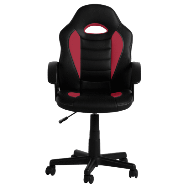 Работен стол Carmen 7526 - черно-червен