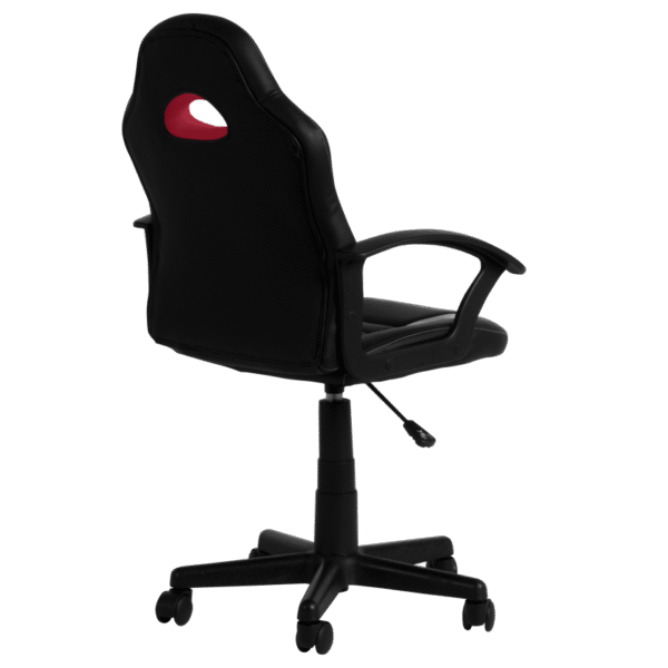 Работен стол Carmen 7526 - черно-червен