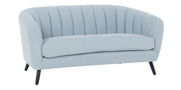 Двуместно канапе GRETA - светлосин FR