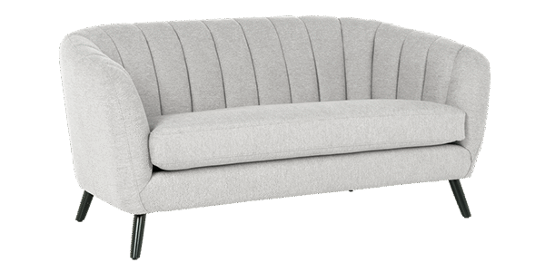 Двуместно канапе GRETA - светлосив PO