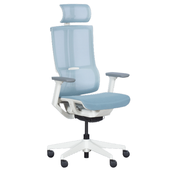 Ергономичен стол Carmen 7574 - светлосин