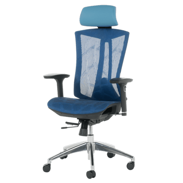 Ергономичен стол Carmen 7577 - син