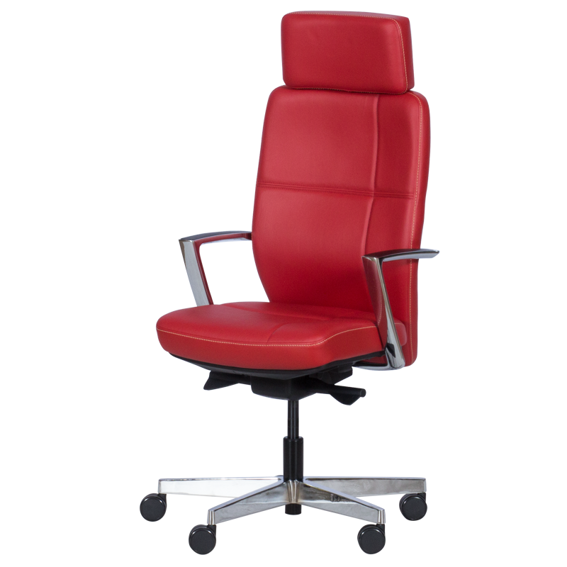 ergonomichen-stol-sahara-cherven-lux Ергономичен стол SAHARA - червен LUX