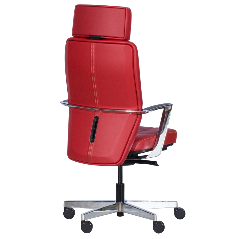 ergonomichen-stol-sahara-cherven-lux Ергономичен стол SAHARA - червен LUX