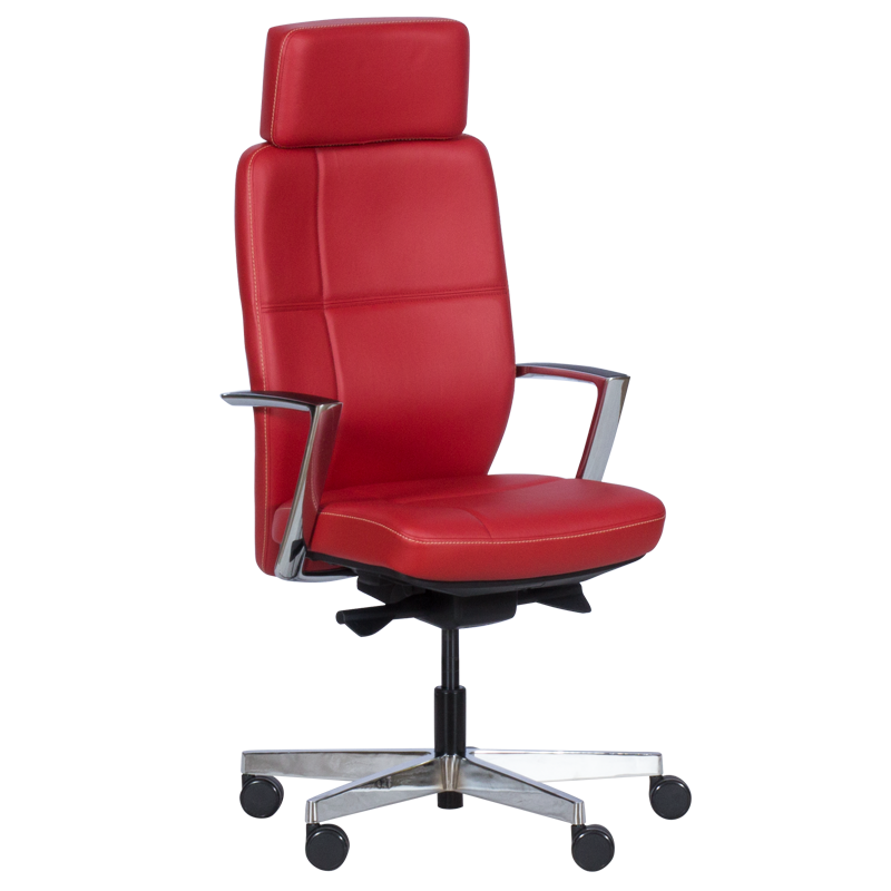 ergonomichen-stol-sahara-cherven-lux Ергономичен стол SAHARA - червен LUX