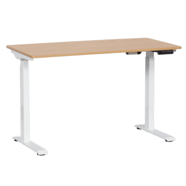 Ергономично бюро с регулиране на височината Carmen CR-119 - бук-бял