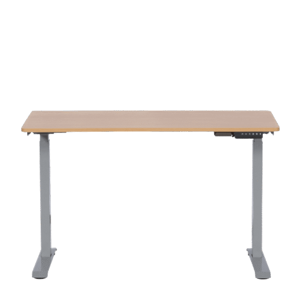 Ергономично бюро с регулиране на височината Carmen CR-119 - бук-сив