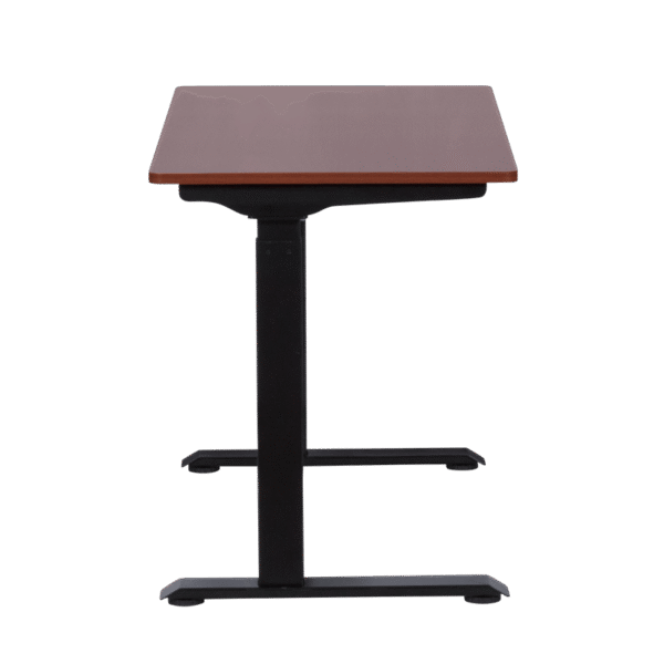 Ергономично бюро с регулиране на височината Carmen CR-119 - махагон-черен