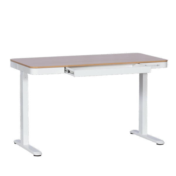 Ергономично регулируемо бюро Carmen CR-118 E - бук-бял