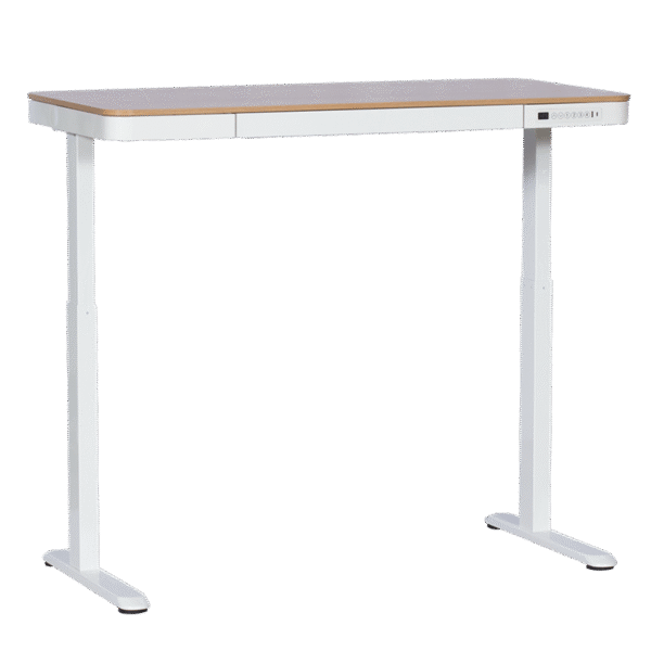 Ергономично регулируемо бюро Carmen CR-118 E - бук-бял