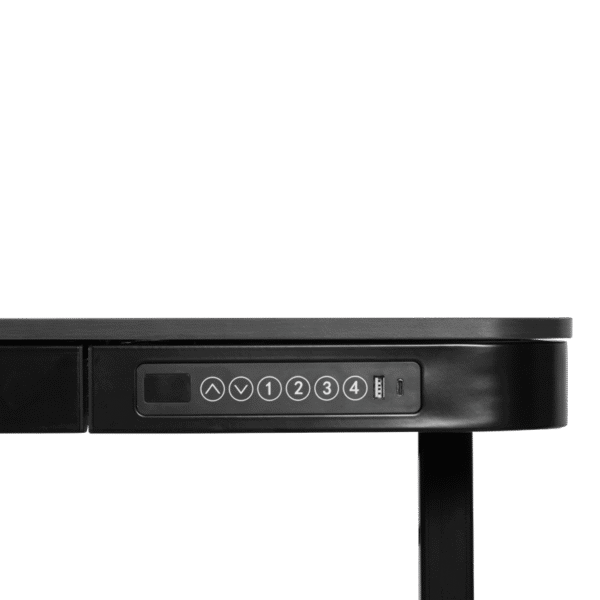 Ергономично регулируемо бюро Carmen CR-118 E - черно