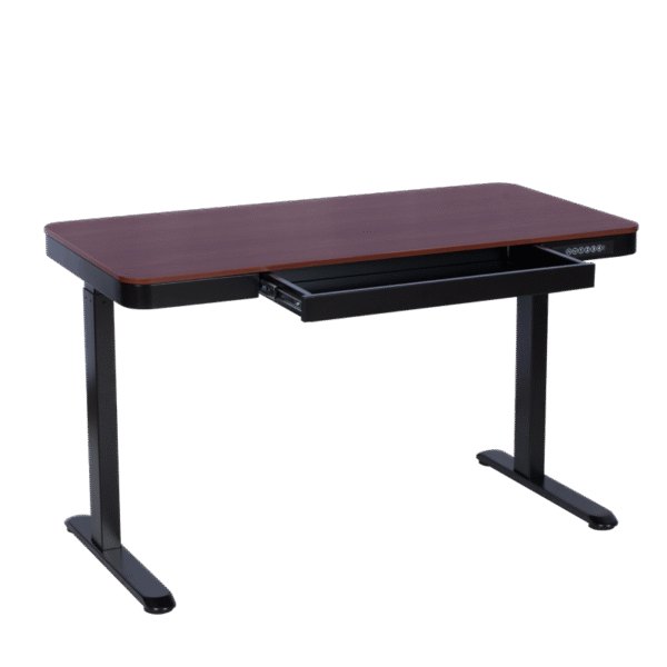 Ергономично регулируемо бюро Carmen CR-118 E - махагон-черен