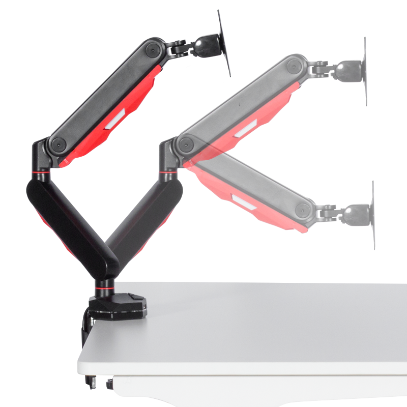 gejmyrska-stojka-za-monitor-s-gazov-amortisior-carmen-cr-530-cherno-chervena Геймърска стойка за монитор с газов амортисьор Carmen CR-530 - черно - червена