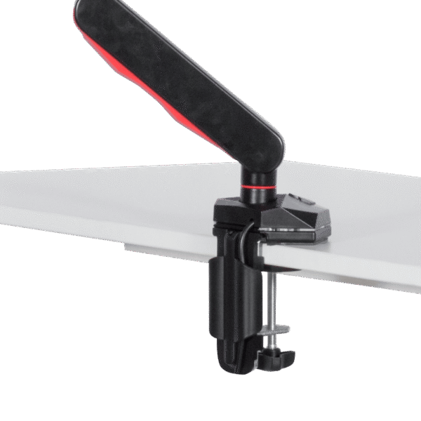 Геймърска стойка за монитор с газов амортисьор Carmen CR-530 - черно - червена