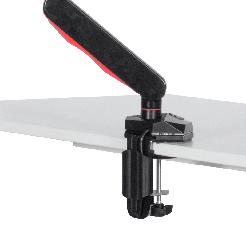 gejmyrska-stojka-za-monitor-s-gazov-amortisior-carmen-cr-530-cherno-chervena Геймърска стойка за монитор с газов амортисьор Carmen CR-530 - черно - червена