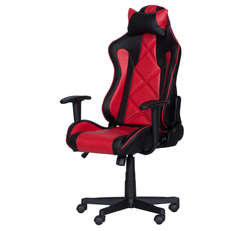 gejmyrski-stol-carmen-6196-cheren-cherven Геймърски стол Carmen 6196 - черен-червен