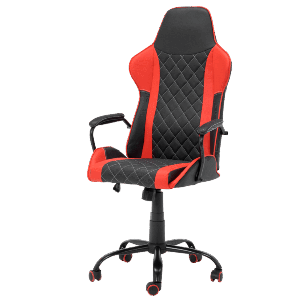 Геймърски стол Carmen 6310 - черен - червен