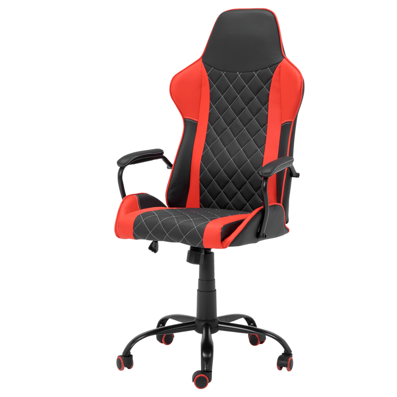 gejmyrski-stol-carmen-6310-cheren-cherven Геймърски стол Carmen 6310 - черен - червен