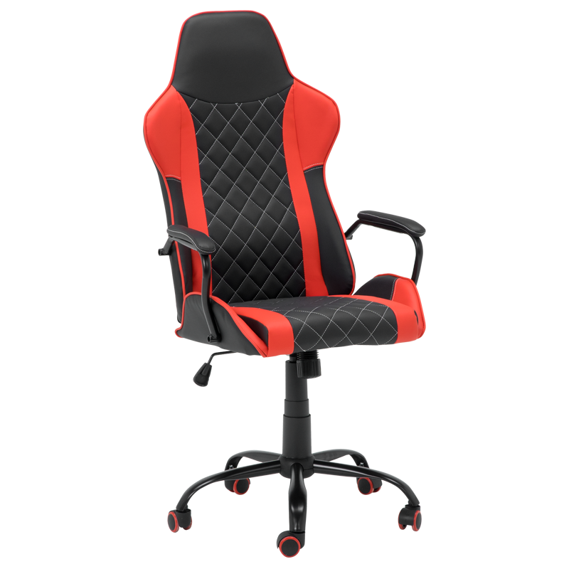 gejmyrski-stol-carmen-6310-cheren-cherven Геймърски стол Carmen 6310 - черен - червен