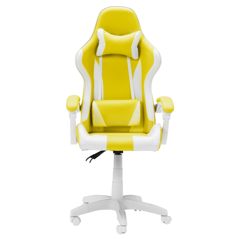 gejmyrski-stol-carmen-6311-bjal-jylt Геймърски стол Carmen 6311 - бял - жълт