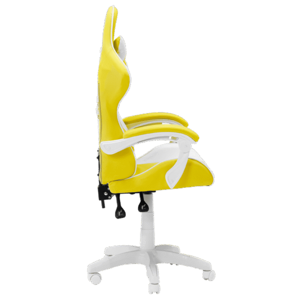 Геймърски стол Carmen 6311 - бял - жълт