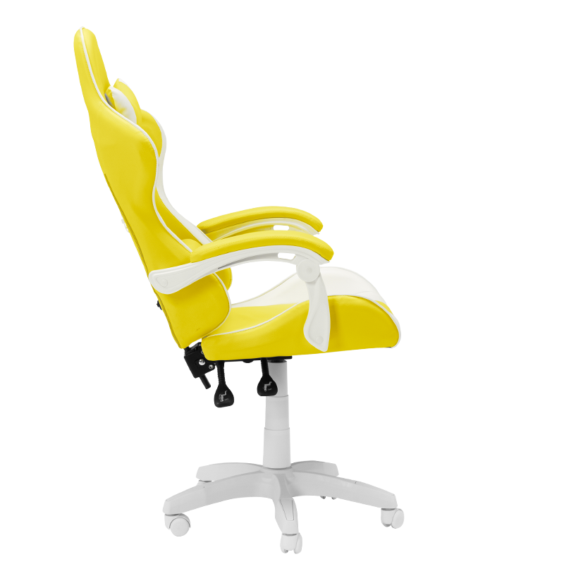 gejmyrski-stol-carmen-6311-bjal-jylt Геймърски стол Carmen 6311 - бял - жълт