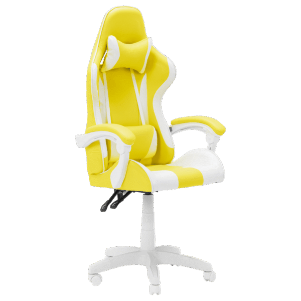 Геймърски стол Carmen 6311 - бял - жълт