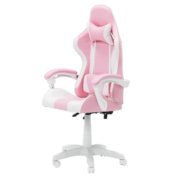 Геймърски стол Carmen 6311 - бял - розов
