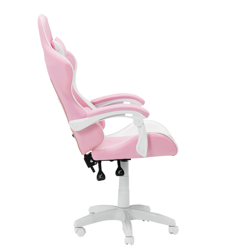 gejmyrski-stol-carmen-6311-bjal-rozov Геймърски стол Carmen 6311 - бял - розов