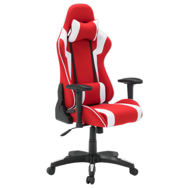 Геймърски стол Carmen 6312 - бял - червен