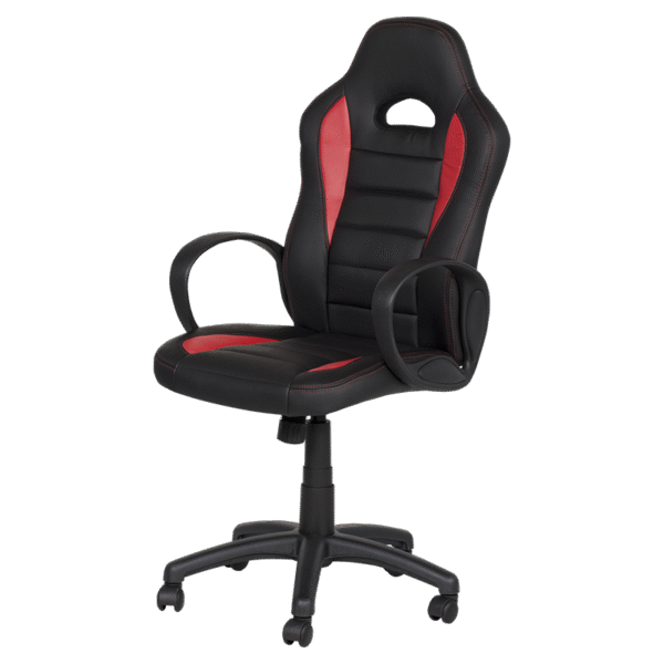 Геймърски стол Carmen 7501 - червено и черно