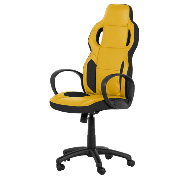 Геймърски стол Carmen 7510 - черно-жълт