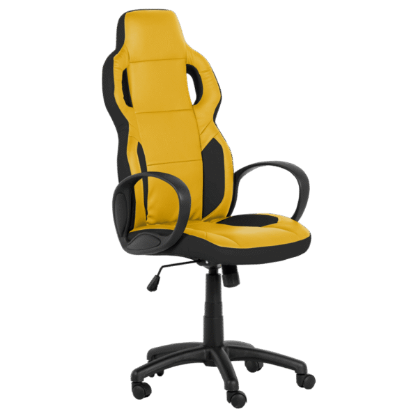 Геймърски стол Carmen 7510 - черно-жълт