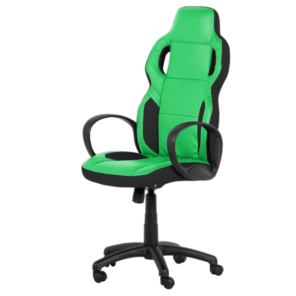 Геймърски стол Carmen 7510 - черно-зелен