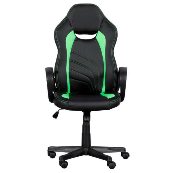 Геймърски стол Carmen 7525 - черно-зелен
