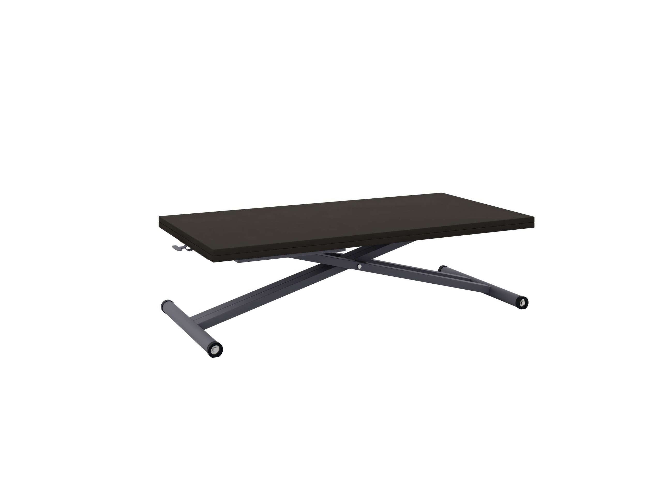 графит основа Разтегателна маса Хавана с повдигащ механизъм плот МДФ - цвят мат базалт