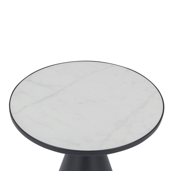 Холна маса ZARY 1 - бяла - черна