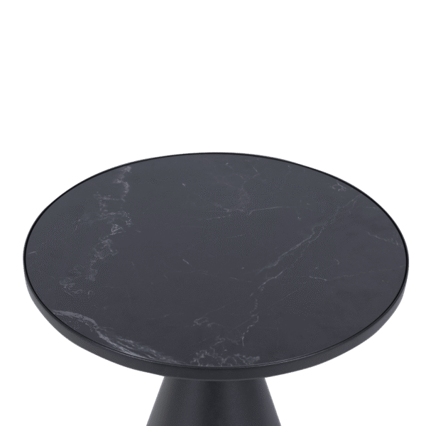 Холна маса ZARY 1 - бяла - черна