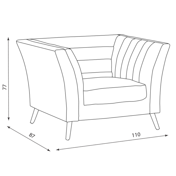 Кресло ESPEN - бежово SD