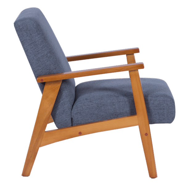 Кресло PAUL - орех - син