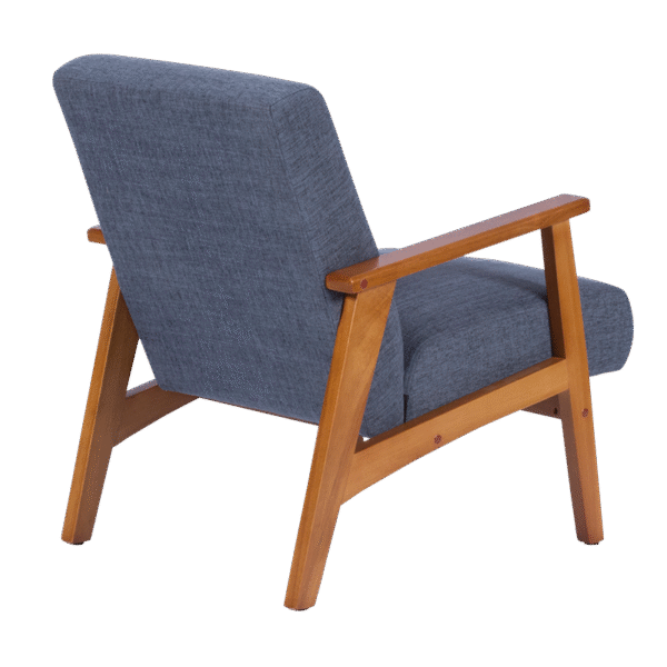 Кресло PAUL - орех - син