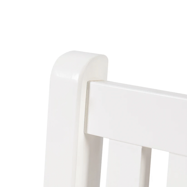 Детска Маса със Столчета, Комплект от Дърво,за Учене, Рисуване, Игра и Хранене, за Детска Стая, Бял