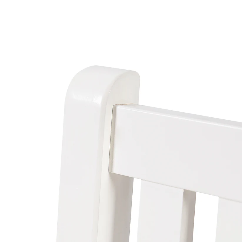 маса 3 Детска Маса със Столчета, Комплект от Дърво,за Учене, Рисуване, Игра и Хранене, за Детска Стая, Бял