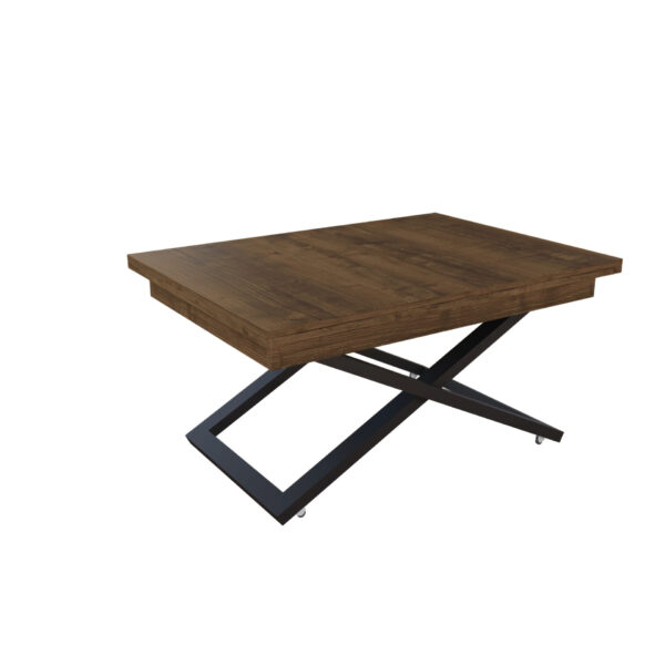 Разтегателна маса Флоренция с повдигащ механизъм плот МДФ - фурнир в десет цвята