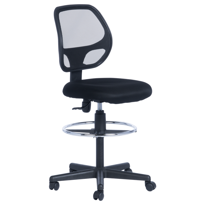 ofis-stol-7553-cheren-1 Работен офис стол Carmen 7553 - черен цвят