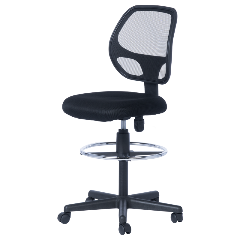 ofis-stol-7553-cheren-3 Работен офис стол Carmen 7553 - черен цвят